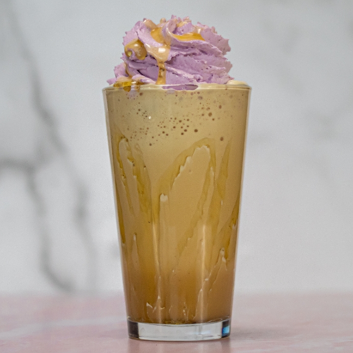 Order Honey Lavender Latte Freeze food online from Pinon Coffee House store, Albuquerque on bringmethat.com