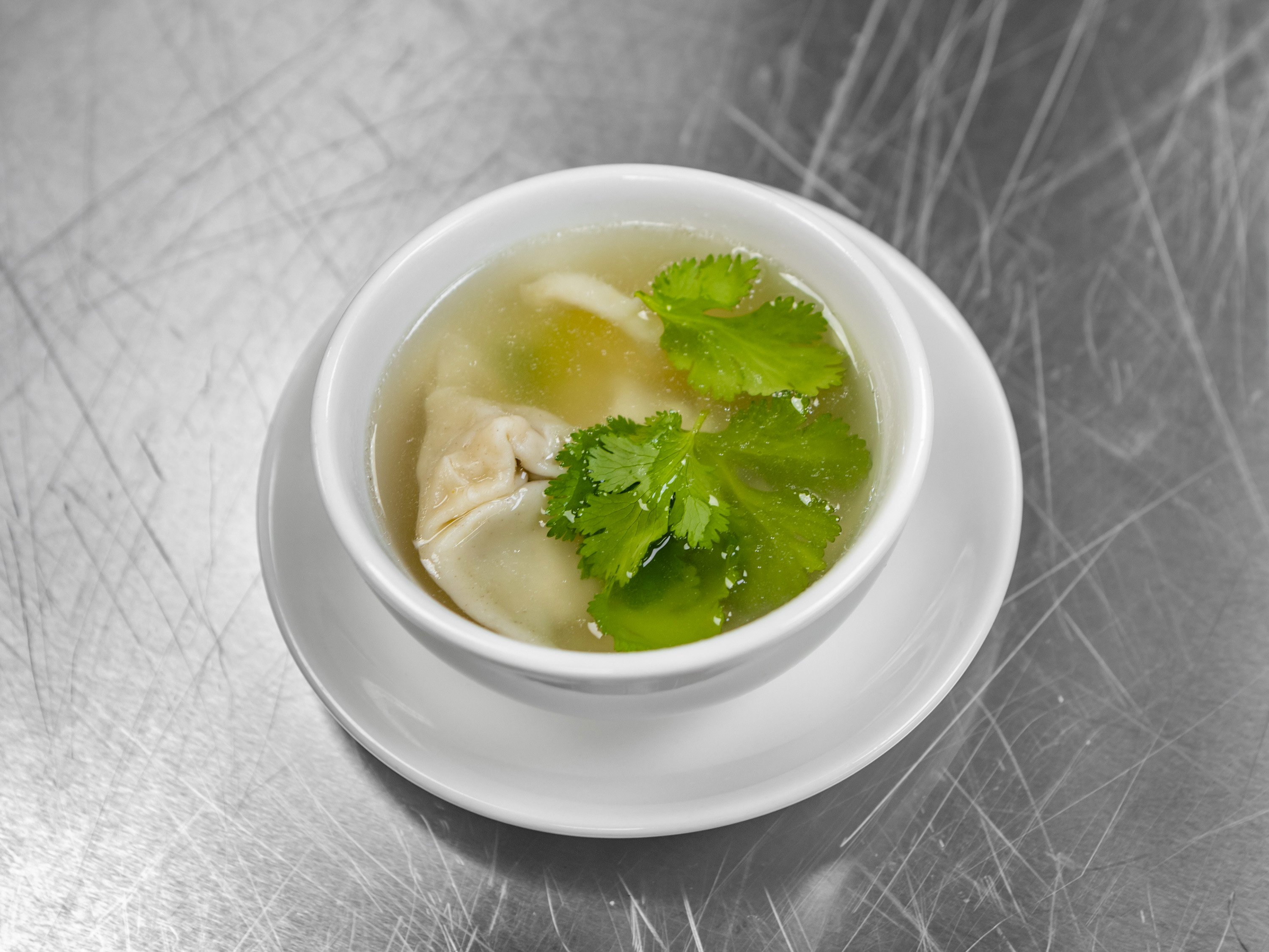 Order Wonton Soup food online from Red Lotus Asian Grille store, Austin on bringmethat.com