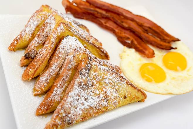 Order French Toast Combo food online from Franks Grill store, Houston on bringmethat.com