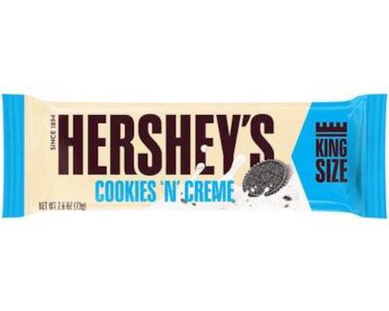 Order Hershey's Cookies & Cream King Size food online from Shell store, Gaithersburg on bringmethat.com