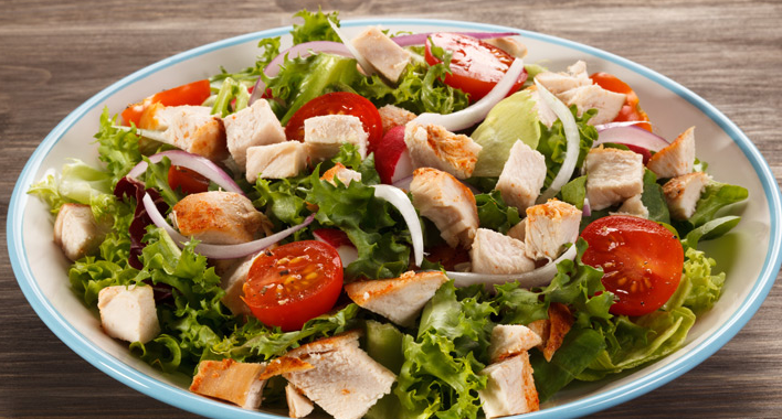 Order Grilled Chicken Salad food online from Mancinos Pizza and Grinders of Taylor store, Taylor on bringmethat.com
