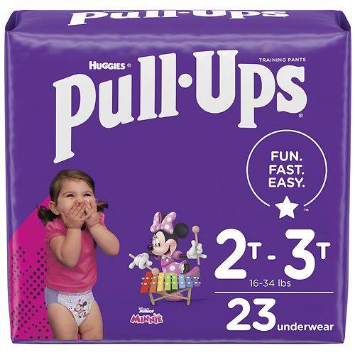 Order Huggies Pull-Ups Girls' Potty Training Pants Size 4 2T - 3T - 74.0 ea food online from Walgreens store, Athens on bringmethat.com
