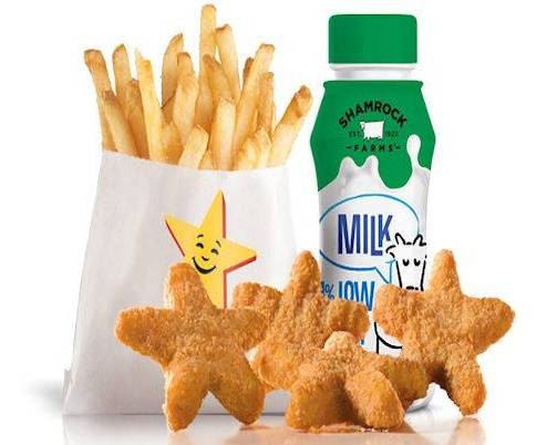 Order Chicken Stars Kids Meal food online from Carl's Jr. store, Oklahoma City on bringmethat.com