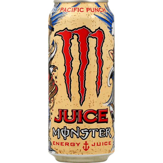Order Monster Pacific Punch 16oz food online from Caseys Carry Out Pizza store, Cedar Rapids on bringmethat.com