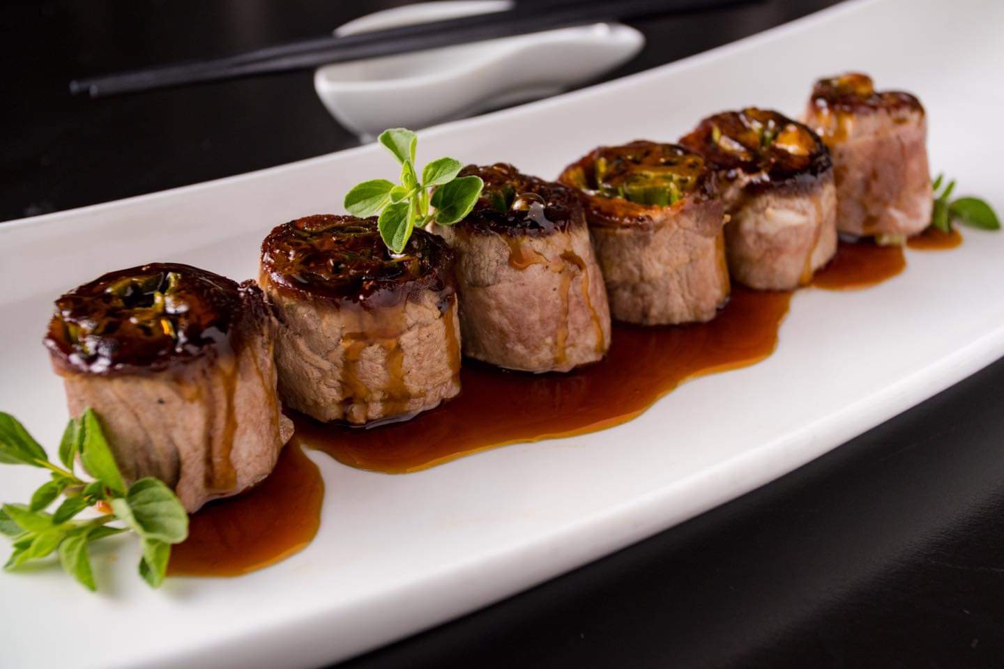 Order Beef Negimaki food online from Izumi Japanese Restaurant store, Youngstown on bringmethat.com