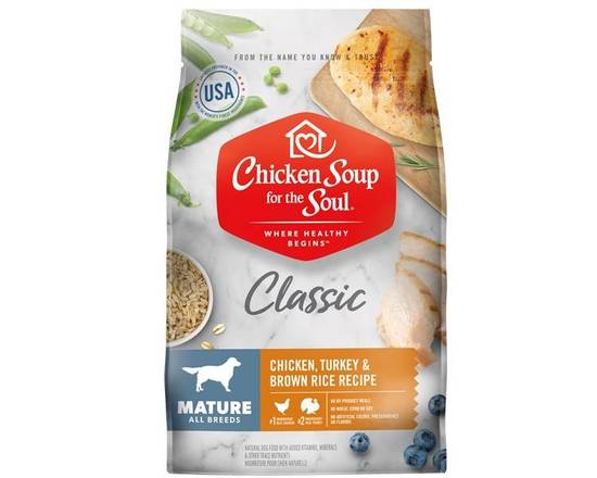 Order Chicken Soup Mature 28# food online from Wichita Falls Pet Supply store, Wichita Falls on bringmethat.com