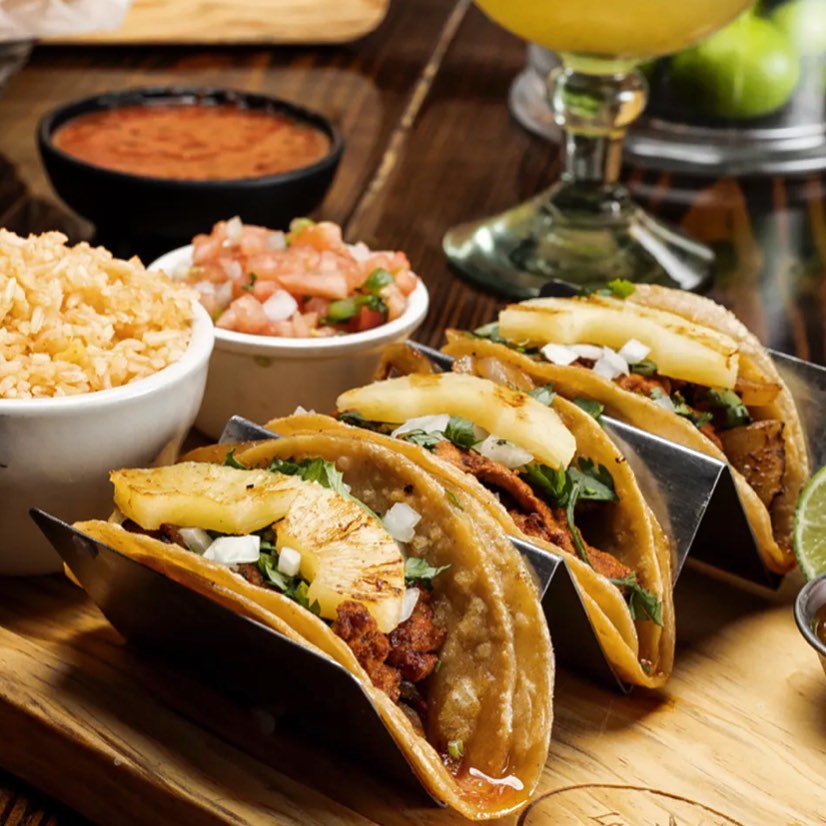 Order Tacos al Pastor food online from Los Agaves Grill store, Westfield on bringmethat.com