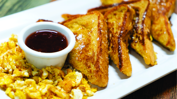Order French Toast with Egg food online from Fonda Maria store, Downey on bringmethat.com