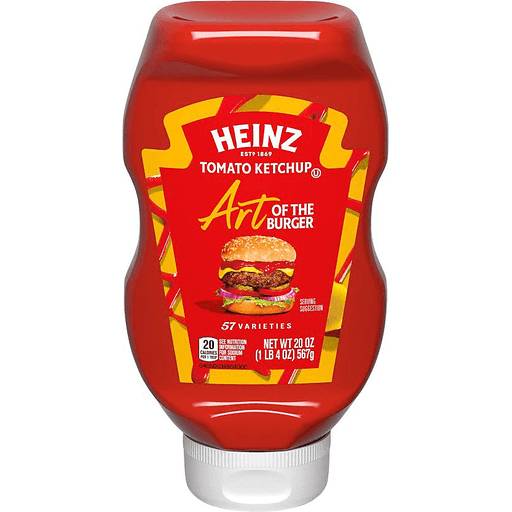Order Heinz Tomato Ketchup Easy Squeeze  (20 OZ) 133767 food online from BevMo! store, Milpitas on bringmethat.com