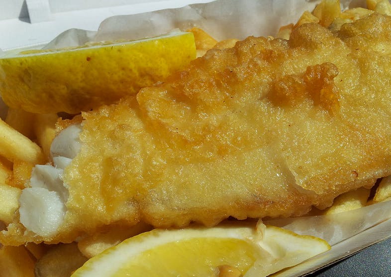 Order Fried Alaskan White Fish - Entree food online from Cagney's Kitchen store, Lexington on bringmethat.com