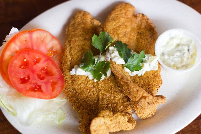 Order Southern Style Fried Fish & Eggs food online from Franks Grill store, Houston on bringmethat.com