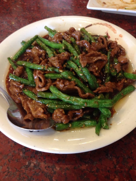 Order Beef with String Bean food online from Old Mandarin Islamic store, San Francisco on bringmethat.com