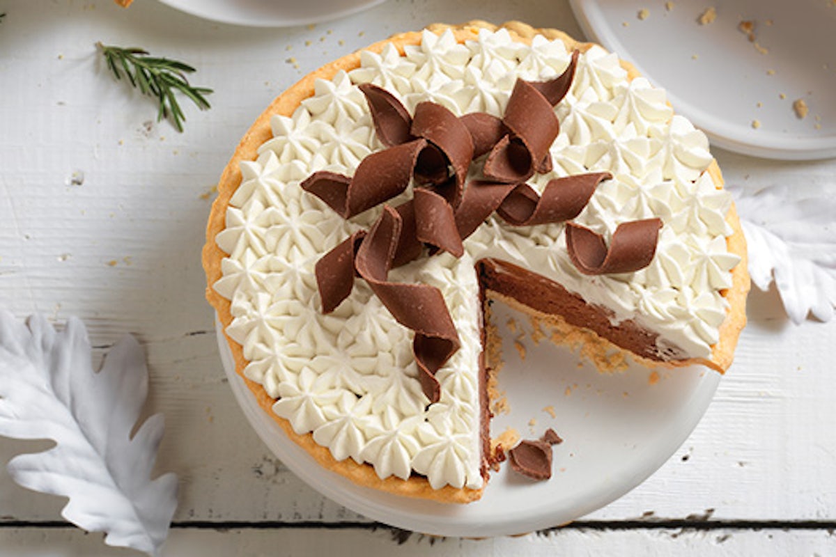 Order Whole French Silk Pie food online from Tahoe Joe's  store, Fresno on bringmethat.com