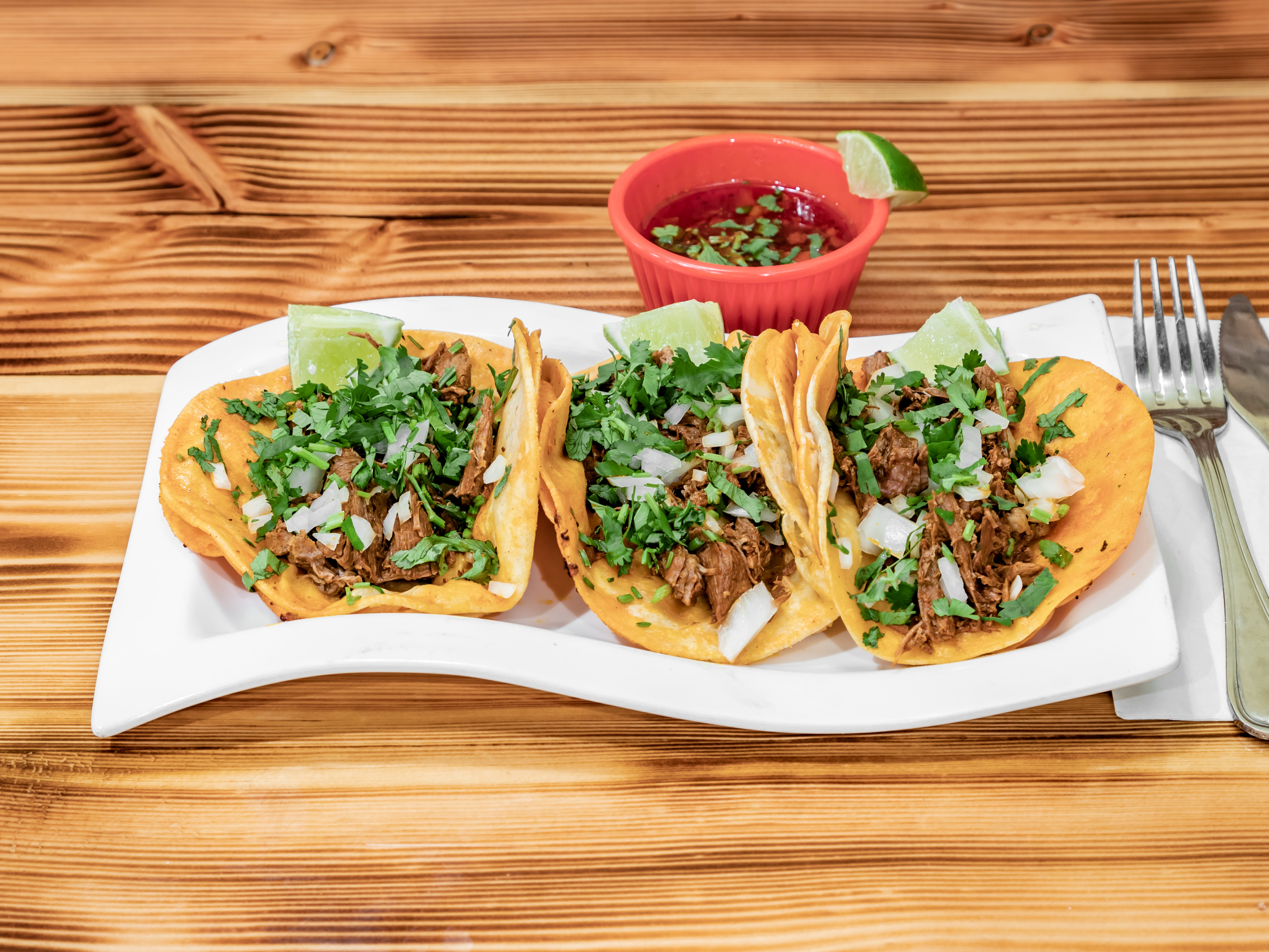 Order Birria Taco's  food online from El Rincon Mexican Kitchen And Tequila Bar store, Addison on bringmethat.com