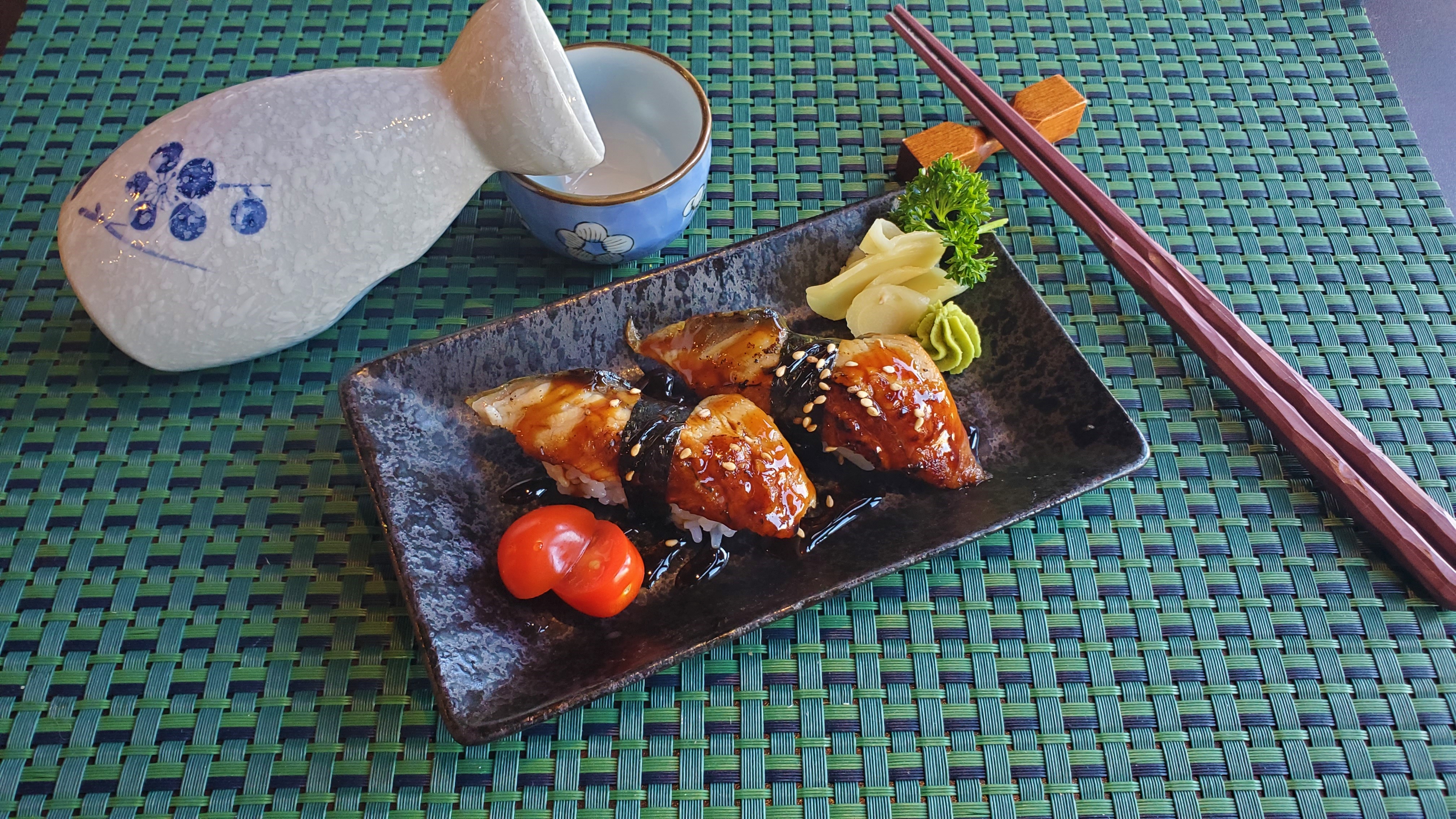 Order Unagi / Grilled Eel food online from Tsui Sushi Bar store, Seattle on bringmethat.com