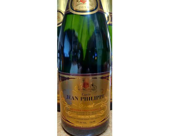 Order Jean Philippe Brut Cuvee, 750mL bottled bubbly (12.0% ABV) food online from Big Sky Cafe store, San Luis Obispo on bringmethat.com