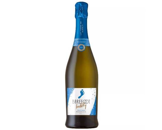 Order Barefoot Bubbly Prosecco 750 ml 11% food online from Starway Liquor store, Bell Gardens on bringmethat.com
