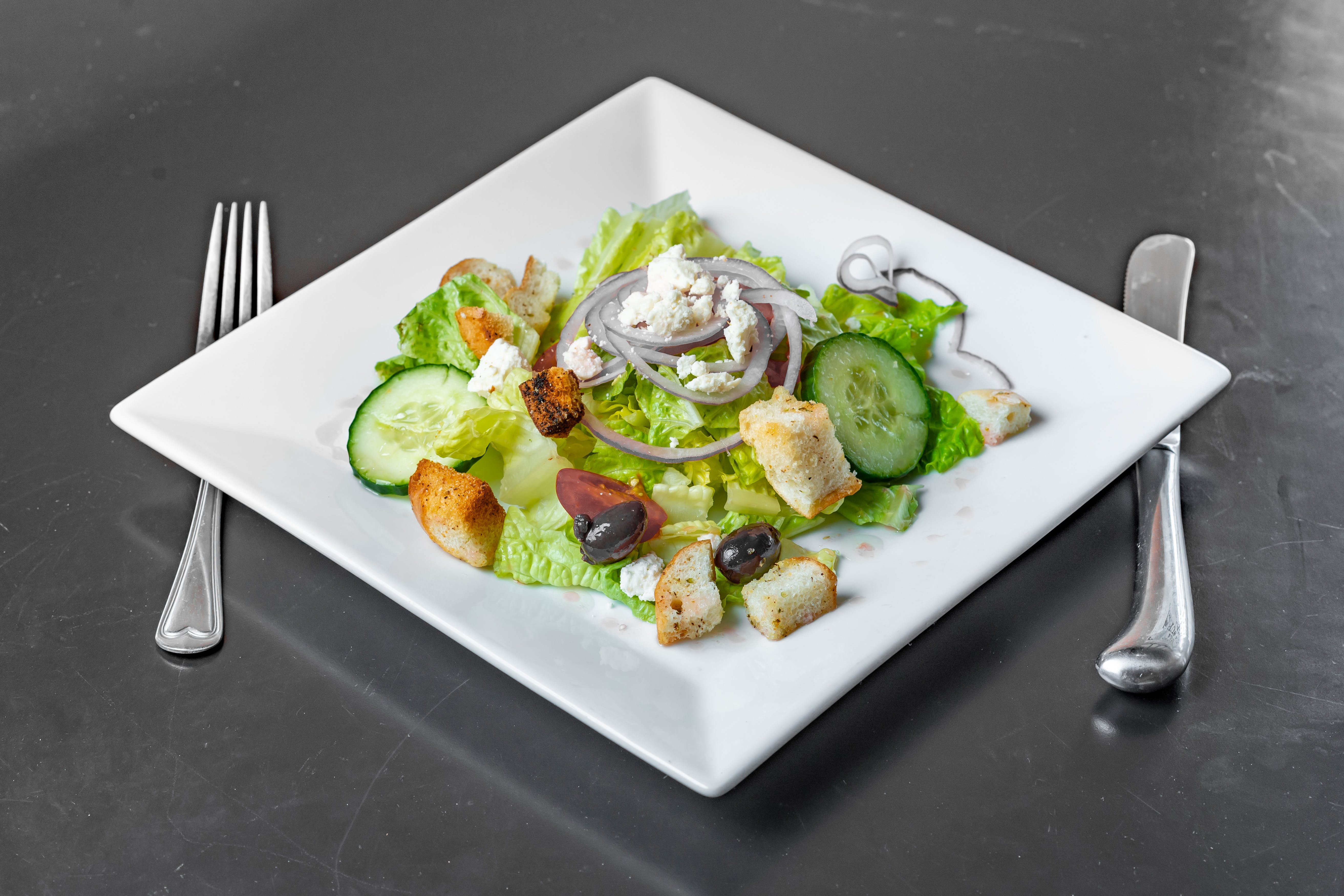 Order Greek Salad - Salad food online from Little Italy Brick Oven store, Washington on bringmethat.com