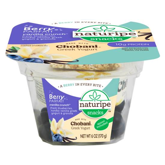 Order Berry Parfait Vanilla Crunch Naturipe Snack 6oz Cup food online from Everyday Needs By Gopuff store, Littleton on bringmethat.com