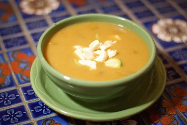 Order Sopa de Nopal food online from Cafe Sol Azteca store, Newton on bringmethat.com