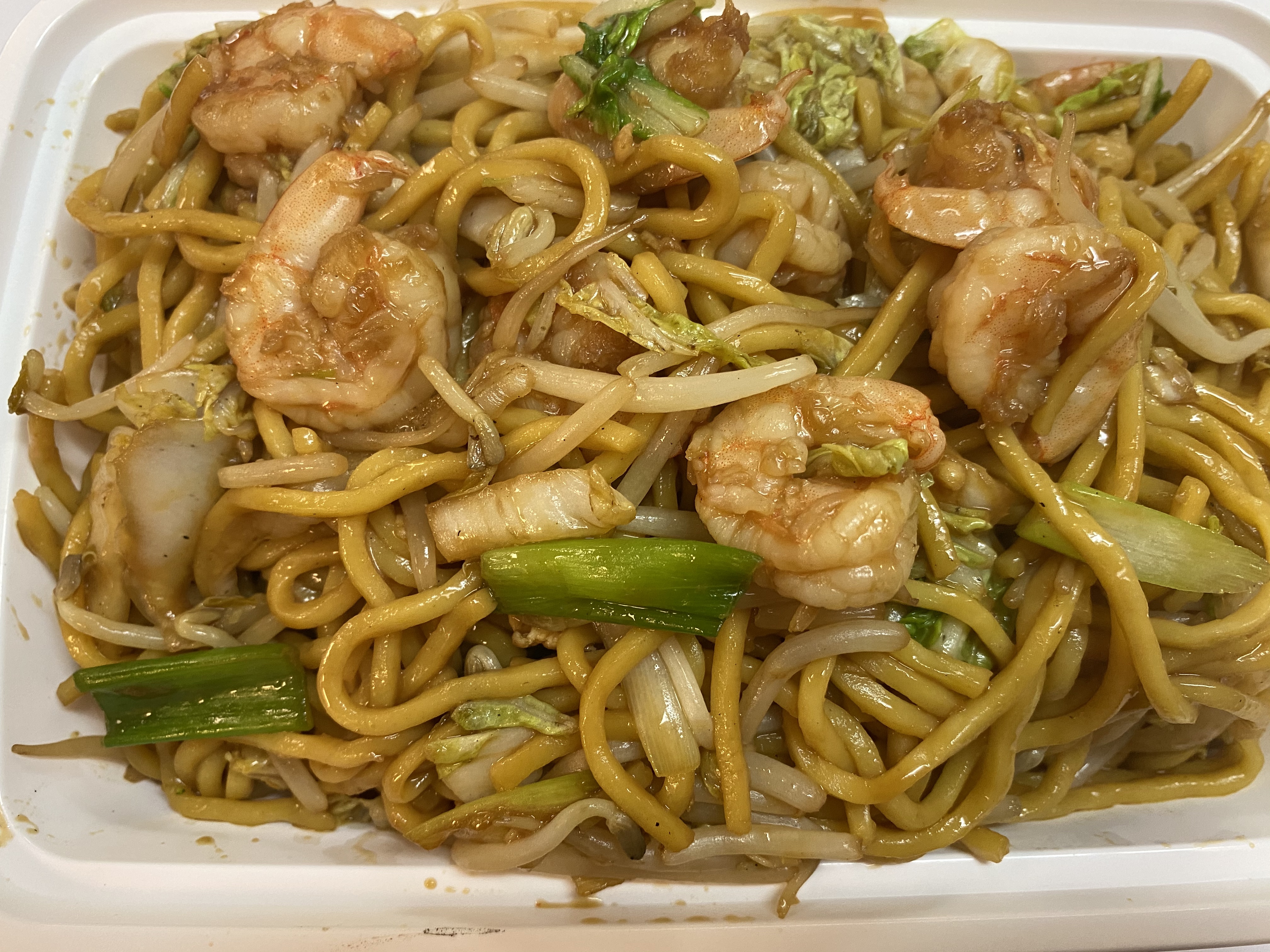 Order Shrimp Lo Mein food online from New Hunan Wok store, Brooklyn on bringmethat.com