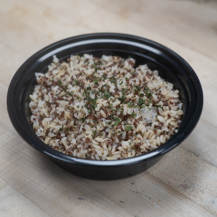 Order Quinoa brown rice food online from Zoa Moroccan Kitchen store, Houston on bringmethat.com