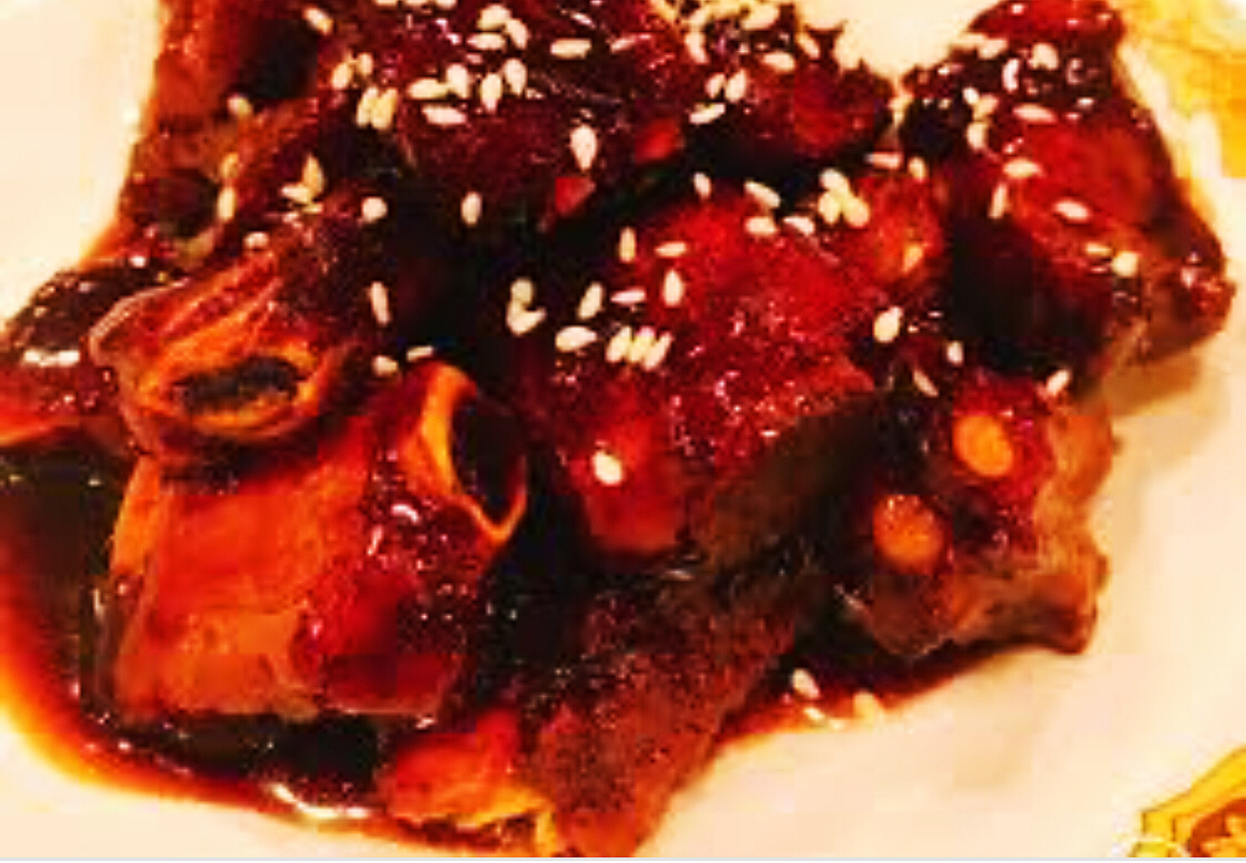 Order Asian-Style Sweet and Sour Spare Ribs 糖醋排骨 food online from Orient House Chinese Restaurant store, Madison on bringmethat.com