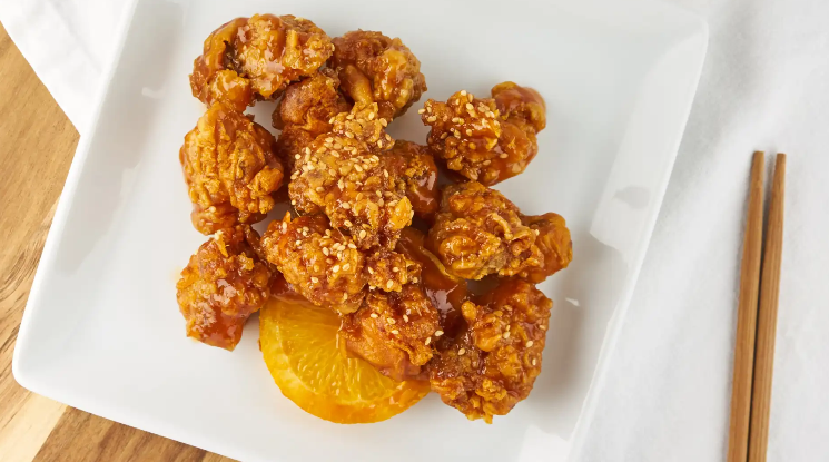 Order Orange Chicken food online from @Thai Yufukuna store, Van Nuys on bringmethat.com