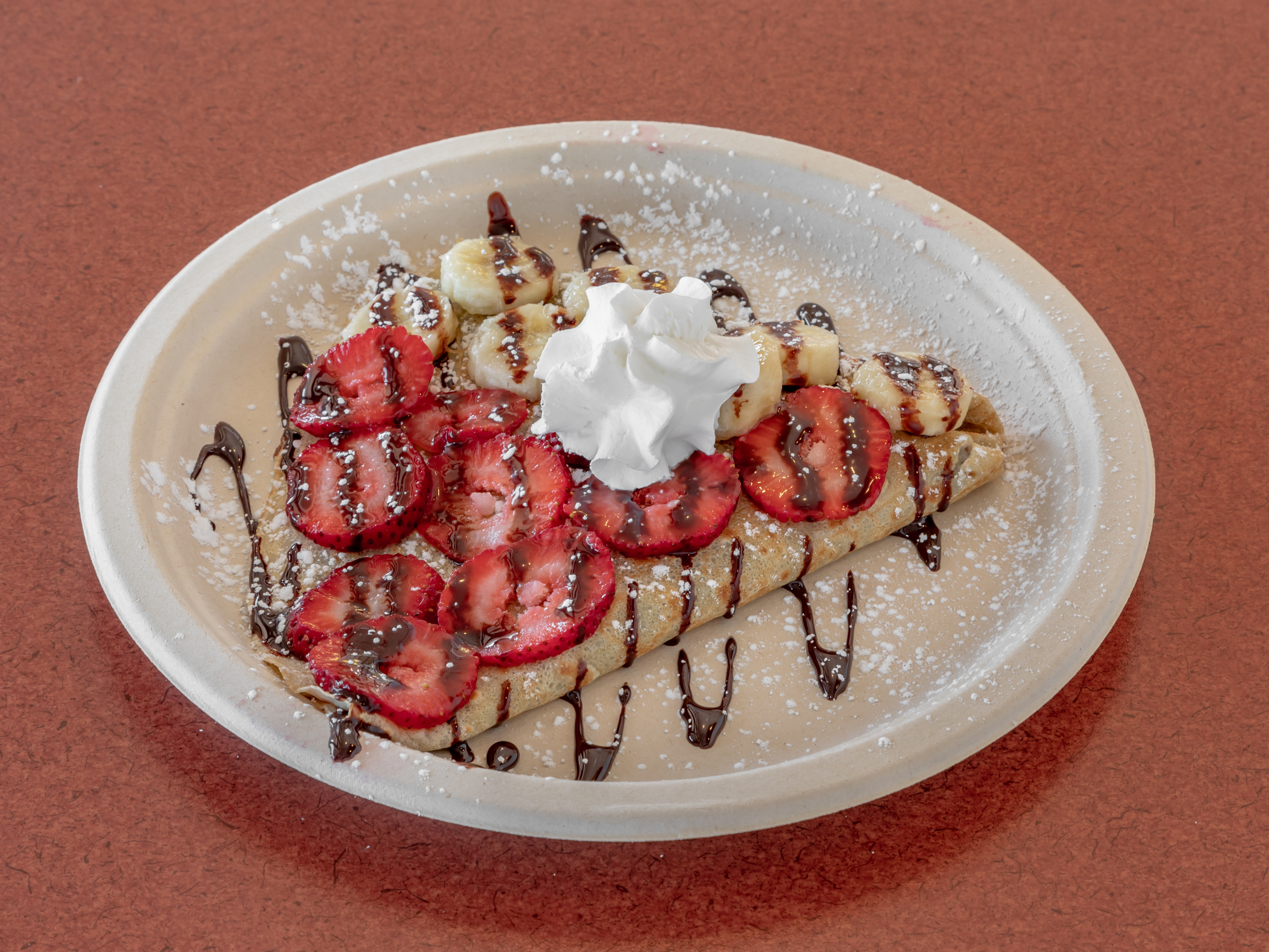 Order Monkey Business Crepe food online from Maya Ice Cream Rolls & Crepes store, Glendale on bringmethat.com