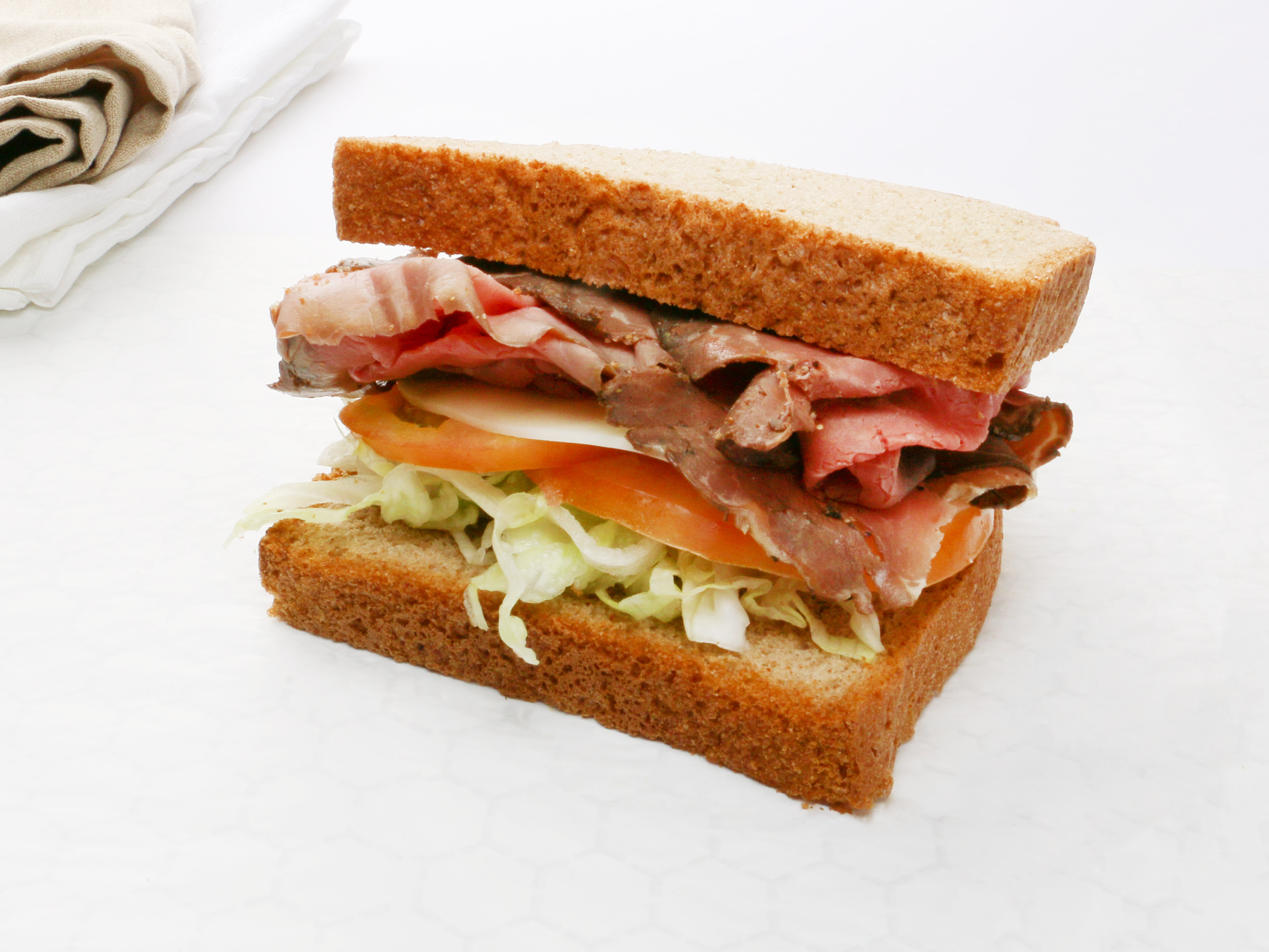 Order Roast Beef Sandwich food online from Canton Market store, Baltimore on bringmethat.com