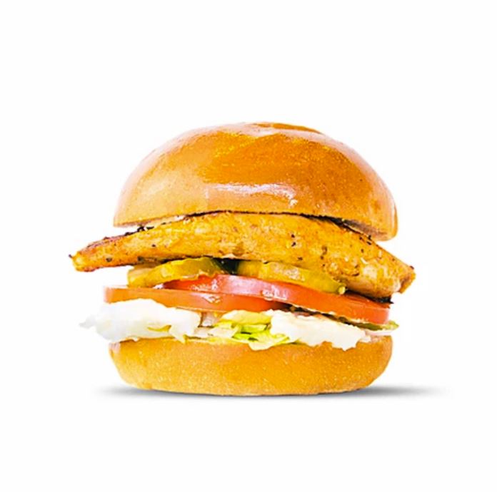 Order Grilled Chicken Burger food online from Famous Hamburger store, Canton on bringmethat.com