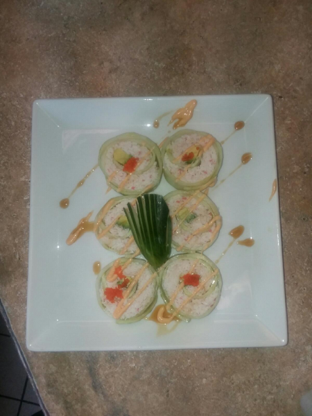 Order 8 Piece Naruto Roll food online from Jazz Sushi Bar store, New Orleans on bringmethat.com