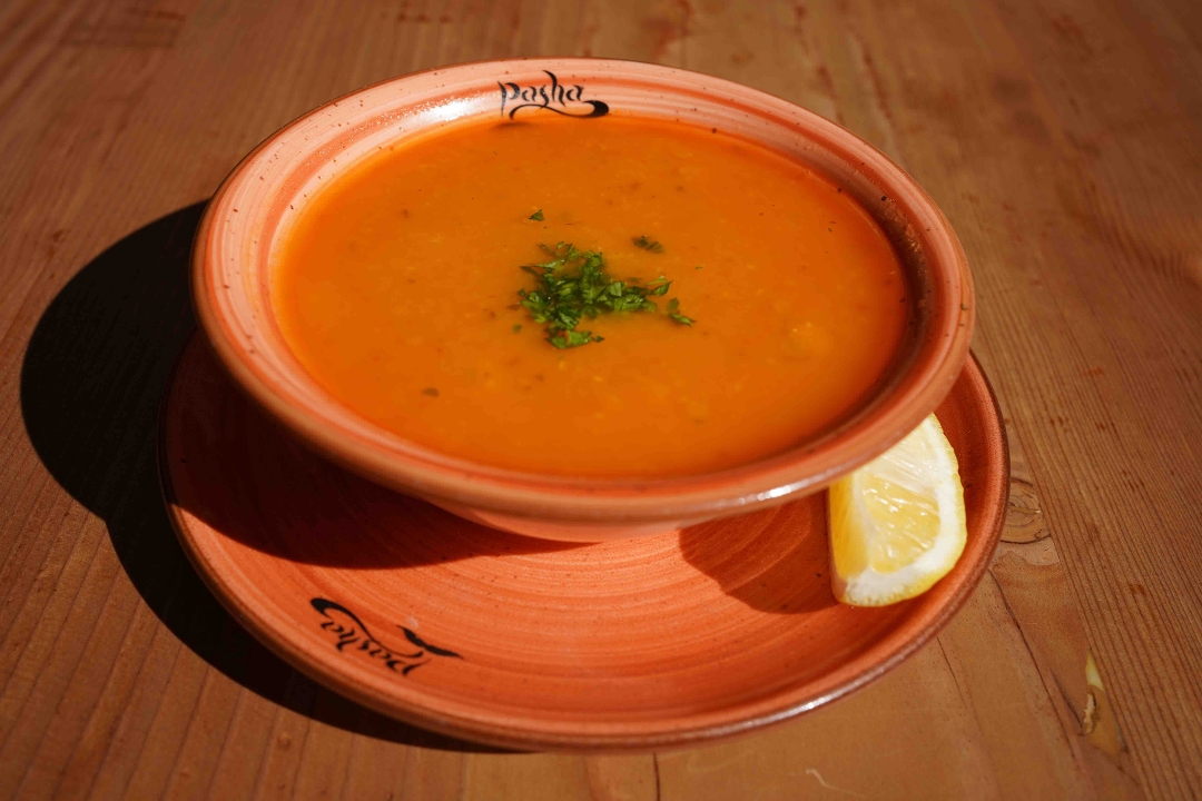 Order Lentil Soup food online from Pasha Mediterranean store, Redwood City on bringmethat.com