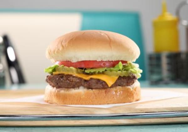 Order All-American Cheeseburger food online from Hwy 55 Burgers Shakes & Fries store, Sharpsburg on bringmethat.com