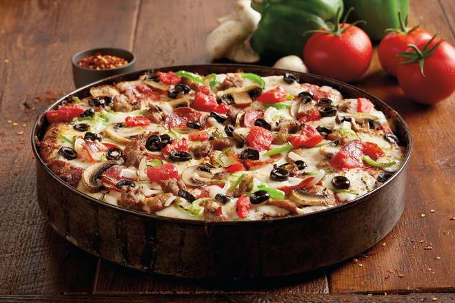 Order BJ's Favorite Pizza - Shareable food online from BJ's Restaurant & Brewhouse store, Aurora on bringmethat.com