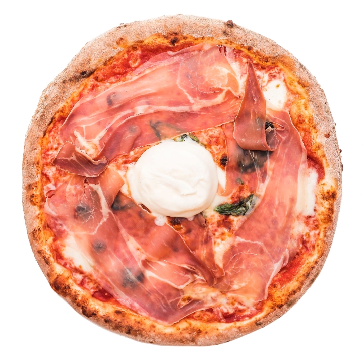 Order Prosciutto & Burrata Pizza food online from 800 Degrees Woodfired Kitchen store, Los Angeles on bringmethat.com
