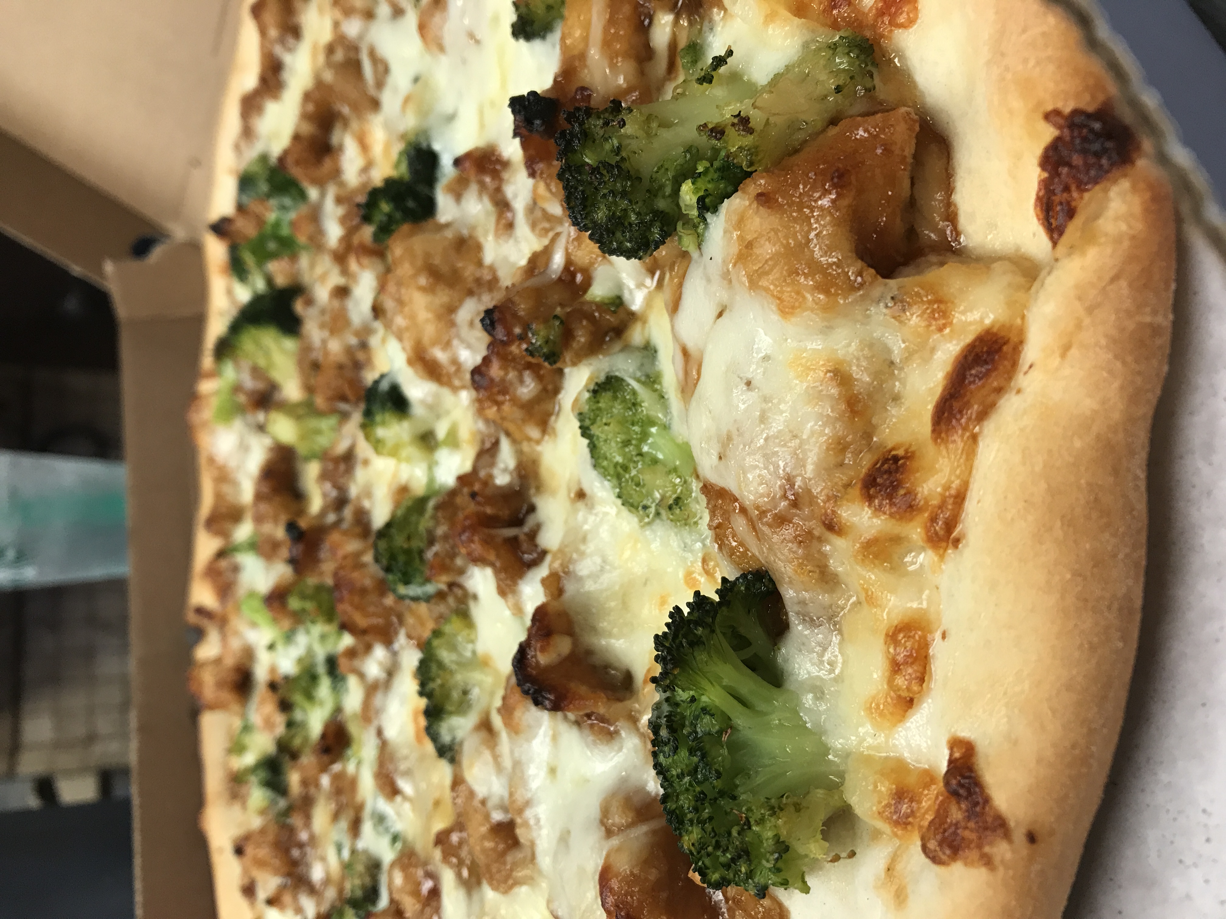 Order Teriyaki Chicken and Broccoli Specialty Pizza food online from Al Dente Pizzeria & Restaurant store, Rye on bringmethat.com