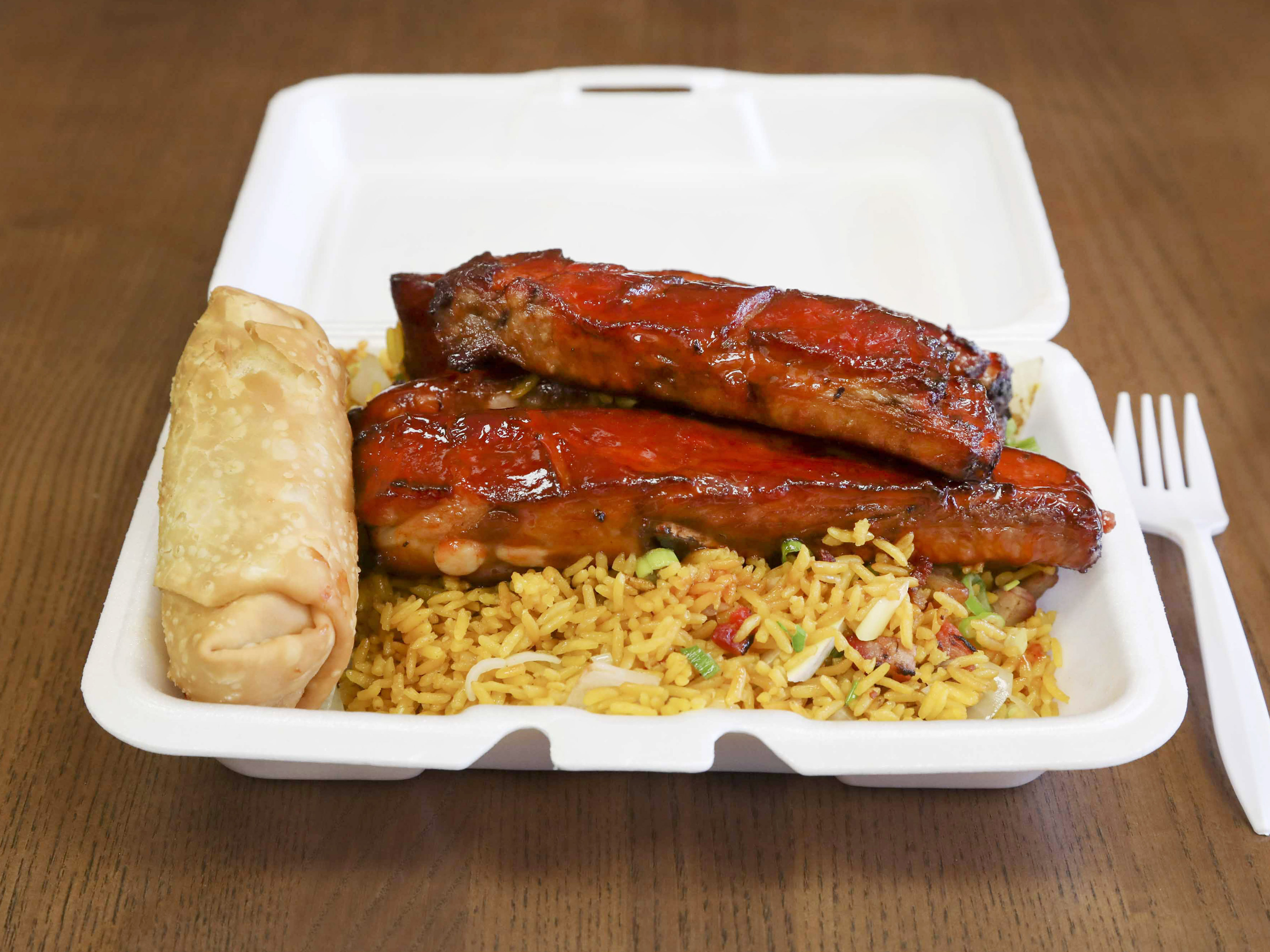 Order L8. BBQ Spare Rib Tips Lunch Special food online from China Thai store, Brooklyn on bringmethat.com