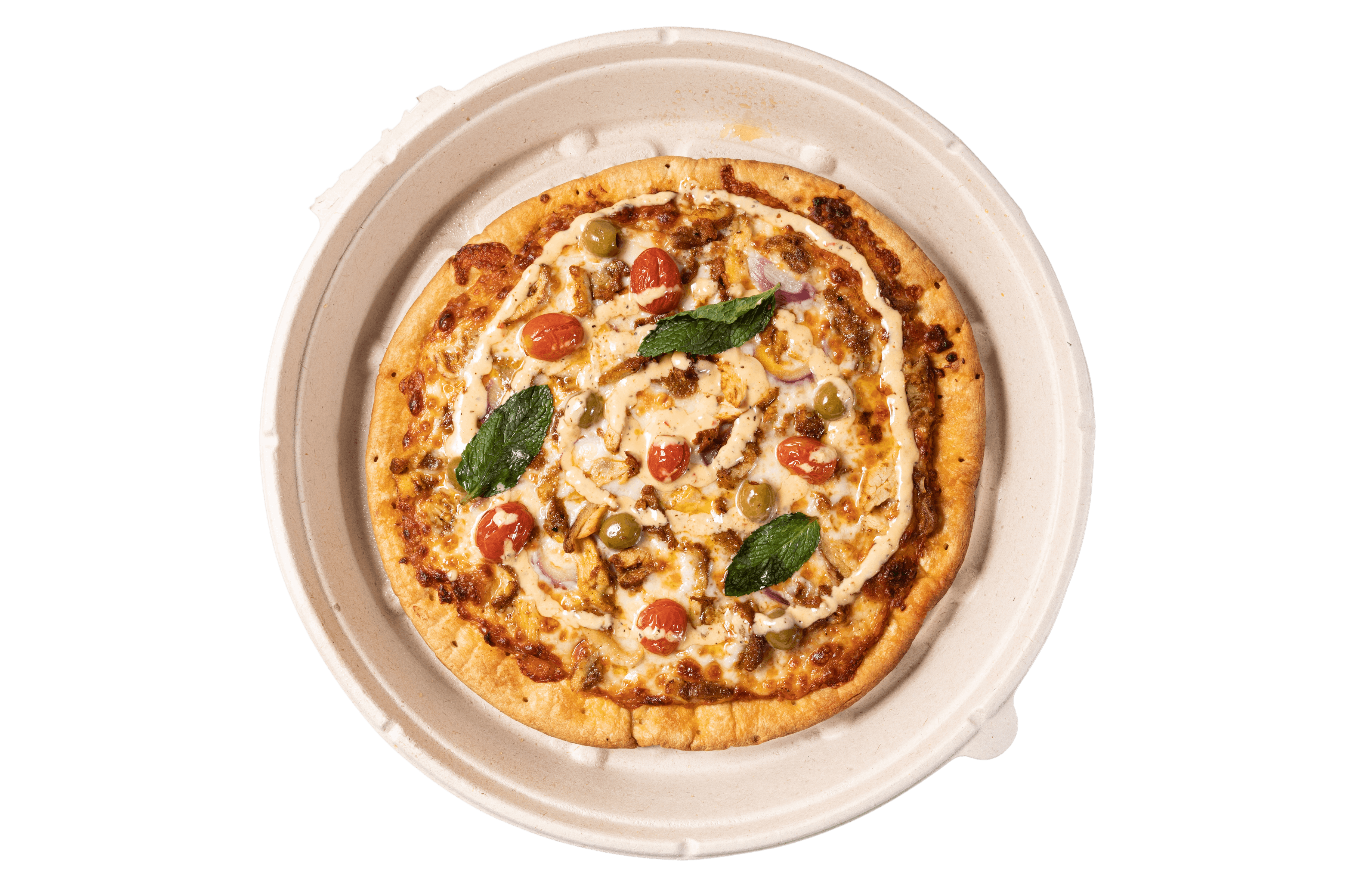 Order Arabian Nights Pizza - 12" (8 Slices) food online from Pitsa store, Glen Allen on bringmethat.com