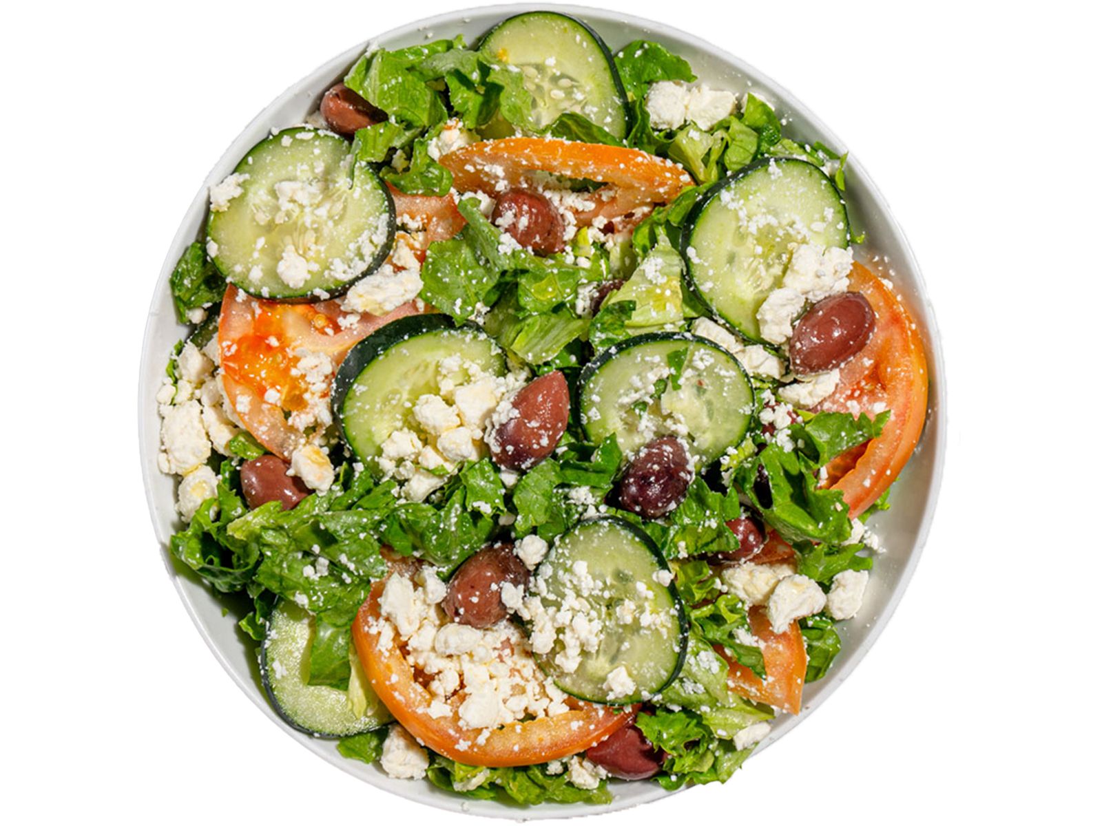 Order Greek Salad food online from Amir's Falafel store, Los Angeles on bringmethat.com
