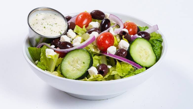 Order Mediterranean Salad - Small food online from Anthony's Pizza & Pasta store, Parker on bringmethat.com