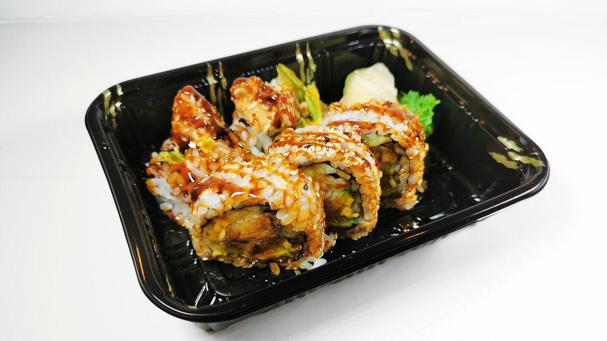 Order Sweet Potato Tempura Roll food online from Ginza Japanese Cuisine store, Wethersfield on bringmethat.com