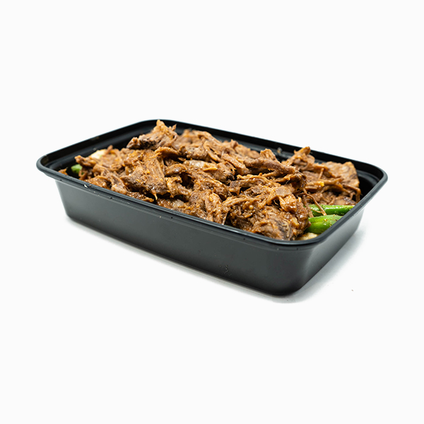 Order Shredded BBQ Beef food online from My Fit Foods store, Houston on bringmethat.com