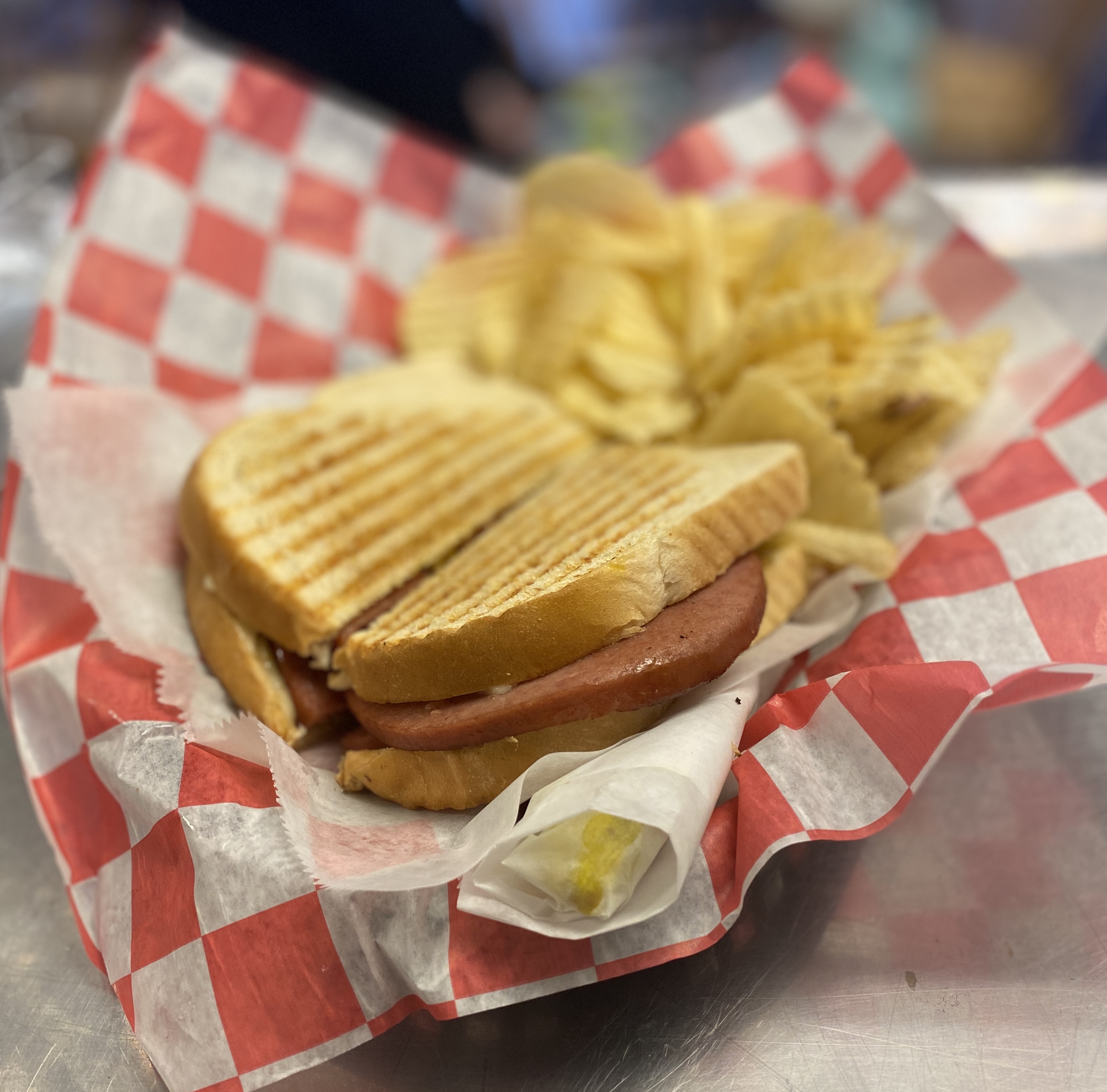 Order Fried Bologna Sandwich food online from Sterling Amish Deli store, Bowling Green on bringmethat.com