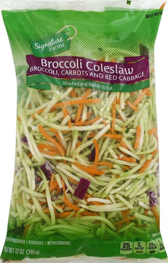 Order Signature Farms · Broccoli Coleslaw (12 oz) food online from Jewel-Osco store, Antioch on bringmethat.com
