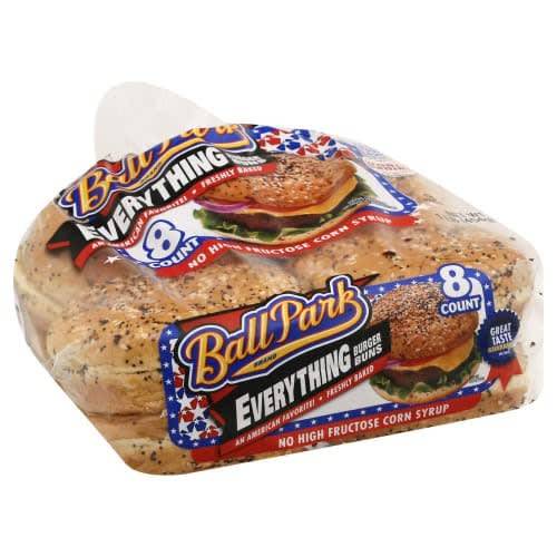 Order Ball Park · Everything Burger Buns (8 buns) food online from United Supermarkets store, Plainview on bringmethat.com
