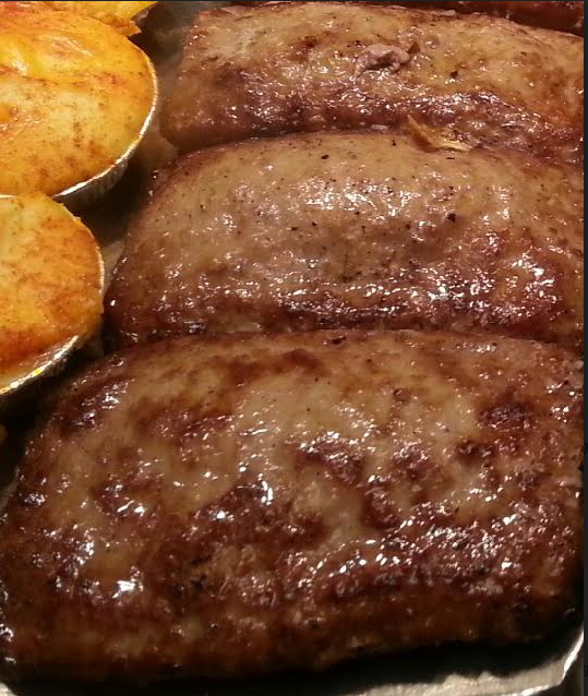 Order Grilled Chopped Sirloin Steak food online from S and S Cafeteria store, Macon on bringmethat.com