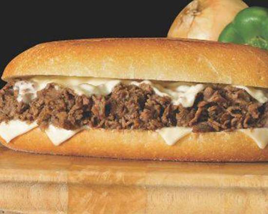 Order Philly Cheesesteak Sandwich food online from Crown Fried Chicken store, Upper Darby on bringmethat.com