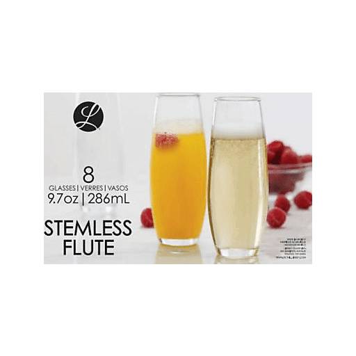 Order Libbey Stemless Flute Set (EACH) 130469 food online from Bevmo! store, Chico on bringmethat.com