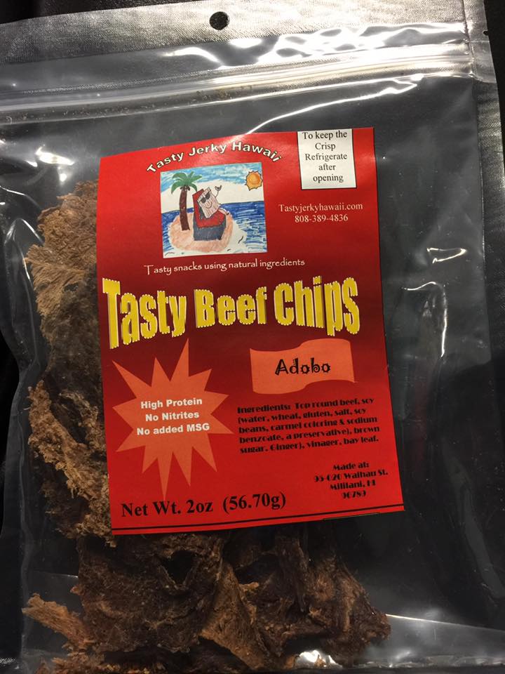 Order Adobo Flavor Chips food online from Tasty Jerky Hawaii store, Mililani on bringmethat.com